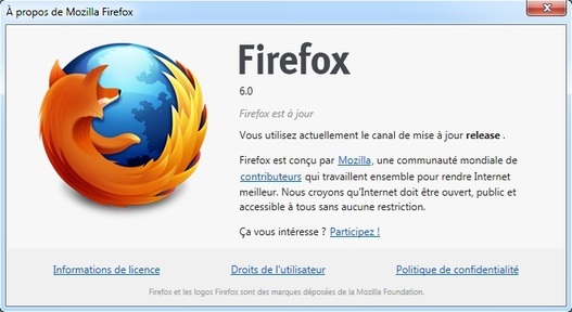 Mozilla Firefox 6 est disponible