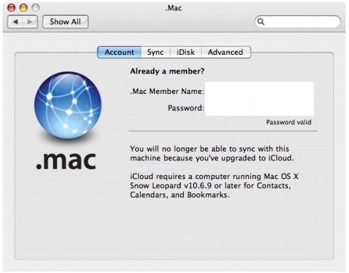 Mac OS X Snow Leopard supportera iCloud dans la prochaine version