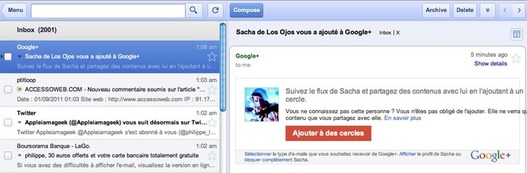 Gmail disponible hors connexion sur Google Chrome