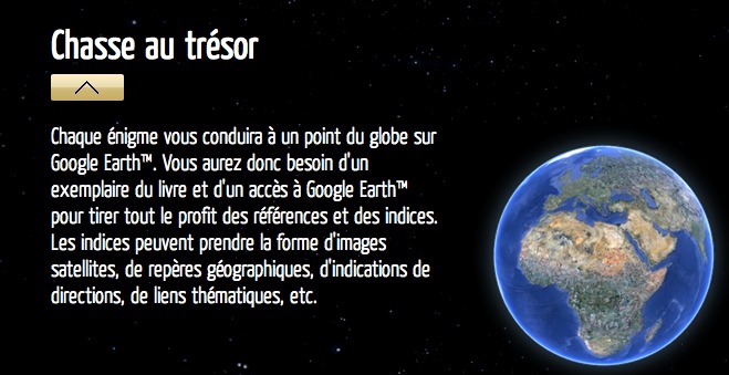 Chasse au trésor sur Google Earth - 50000 € de prix