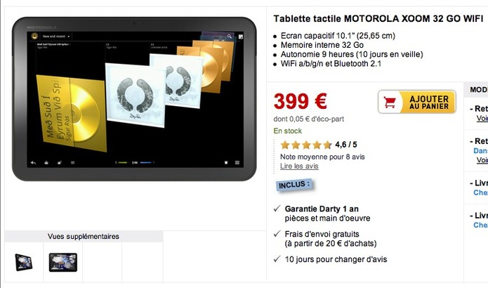 La HP Touchpad affole le marché des tablettes