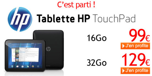 1000 HP Touchpad vendues en 4 minutes !