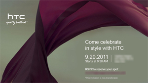 HTC va faire une annonce le 20 septembre