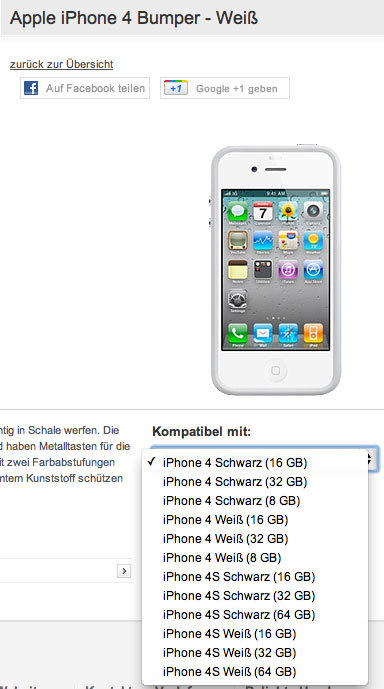 L'iPhone 4S sera disponible en 16, 32 et 64Go et toujours en noir et en blanc