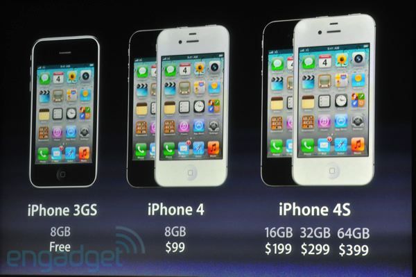 iPhone 4S - Photos, descriptif et prix
