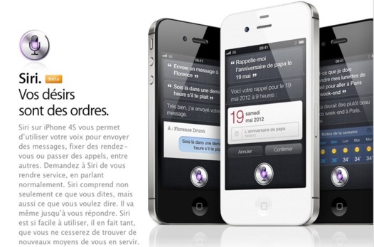 Siri pour iPhone 4S et uniquement le 4S