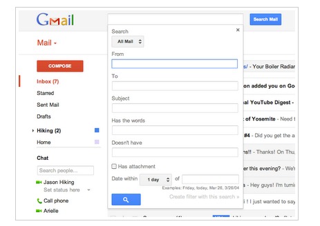 Nouveau look pour Gmail