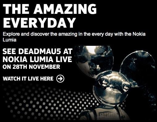 Lumia Live - Nokia va illuminer la Millbank Tower le lundi 28 novembre