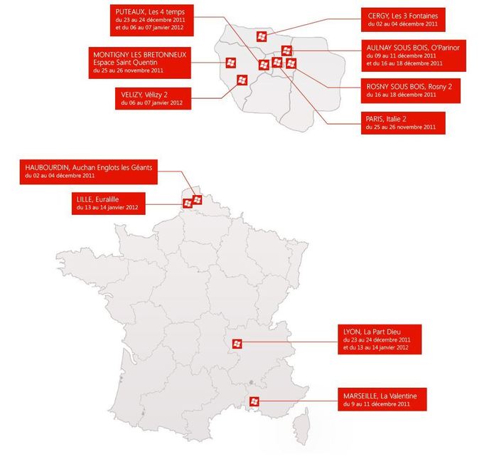 Windows Phone 7 en tournée dans toute la France