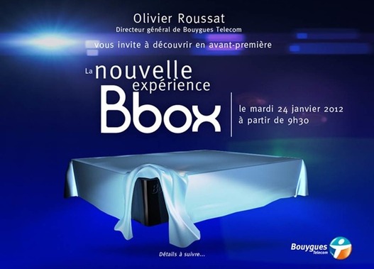 Bouygues annonce sa nouvelle BBox pour le 24 janvier 2012