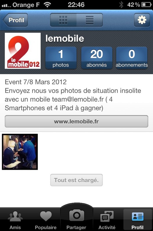 Participez au concours Instagram sur lemobile.fr