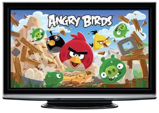 Angry Birds sur la FreeBox Révolution