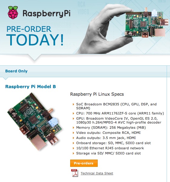 25 € ou 35 € l'ordinateur Raspberry Pi, qui dit mieux?