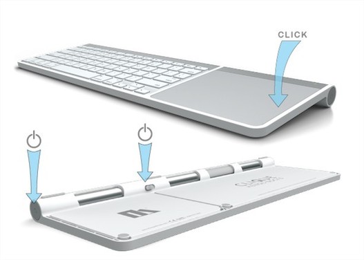 Le Clique - Clavier et Trackpad Apple ne font plus qu'un