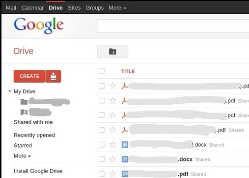 Google Drive pour le 1er Avril 2012 ?