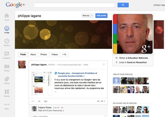 Google+ - Une nouvelle interface arrive dans les prochains jours