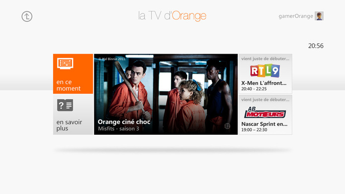 Orange TV sur Xbox 360 - C'est parti