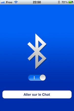 Bluetooth OnOff pour iPhone