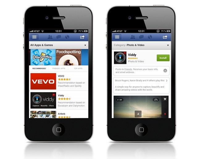 Facebook App Center - La boutique d'applications Facebook