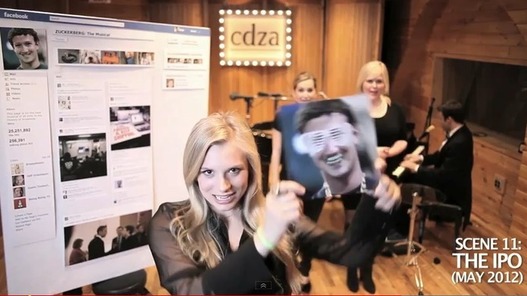 Et maintenant... La comédie musicale Facebook