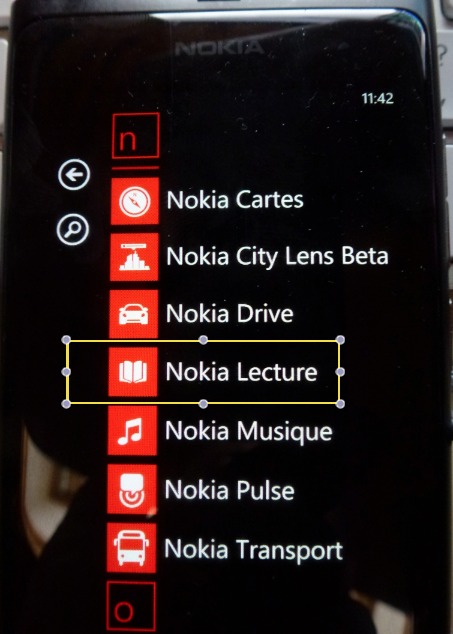 Nokia Lecture - L'application pour Lumia disponible sur le Marketplace