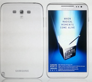 Une photo leaké du prochain Samsung Galaxy Note 2
