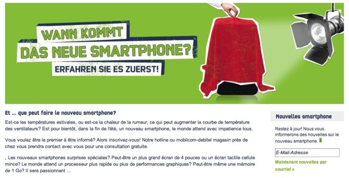 iPhone 5 - Le nouvel iPhone annoncé en Septembre en Allemagne