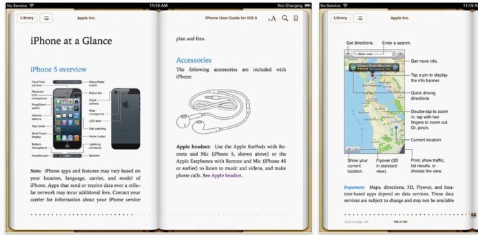 iPhone - Le guide de l'utilisateur pour iOS 6 est disponible sur iTunes