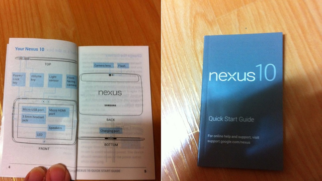 Google - Les photos et vidéos officieuses de la tablette Samsung Nexus 10