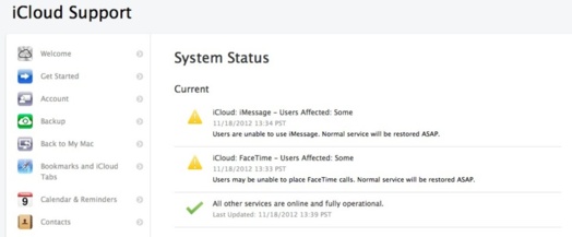 Facetime et iMessage sont down sur iOS et OSX - Apple confirme