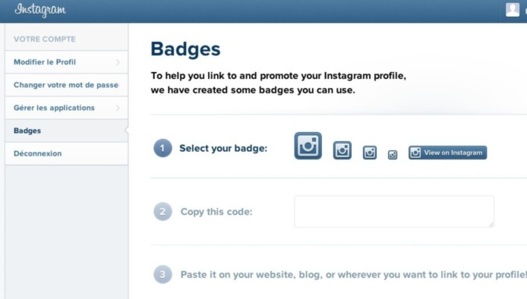 Instagram - Les badges de promotions sont disponibles