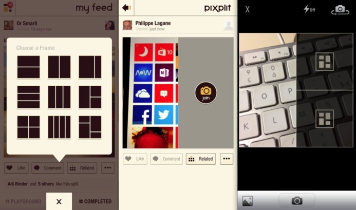 Pixplit - Un savant mélange d'Instagram et Pinterest collaboratif sur iPhone #LeWeb12