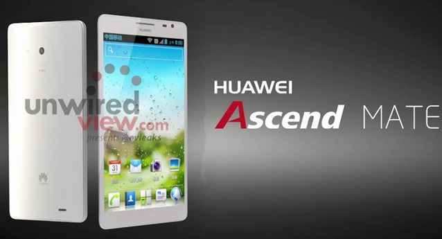 Les Huawei Ascend Mate et Ascend D2 se dévoilent