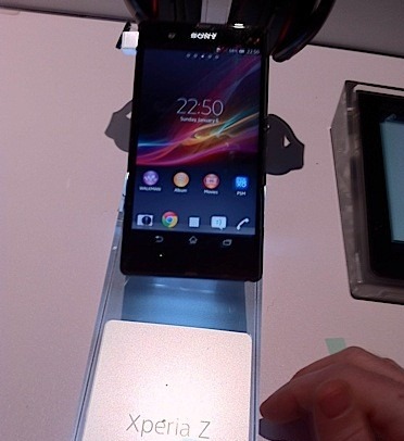 Sony Xperia Z - Première apparition au CES 2013