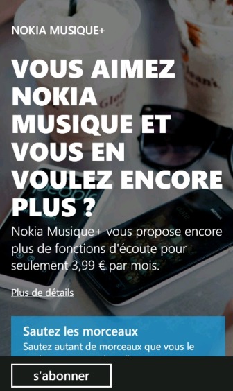 Nokia annonce Nokia Musique+