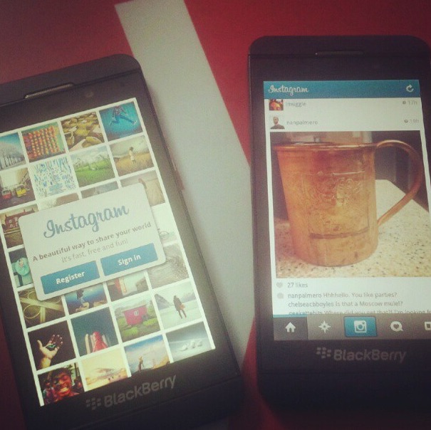 Blackberry Z10 - Instagram arrive bientôt sur Blackberry 10