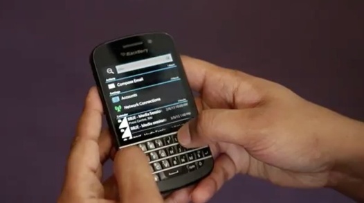 Blackberry Q10 - Des raccourcis intégrés depuis le clavier (video)