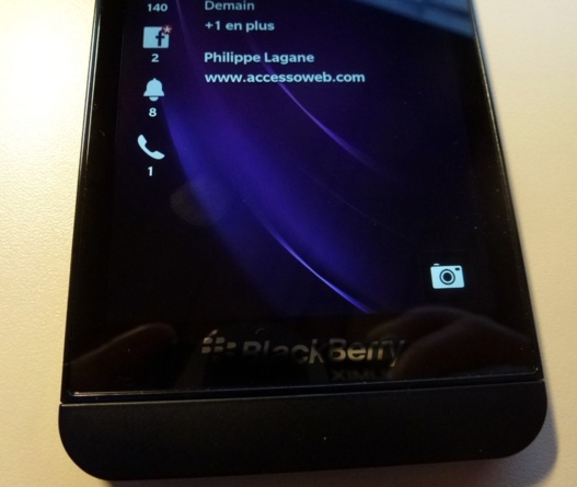 Modifier le message d'accueil sur Blackberry 10