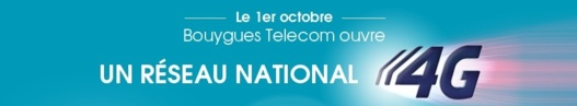 Bouygues ouvre le réseau 4G dès le 1er Octobre 2013