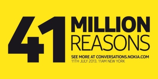 Nokia vous donne 41 millions de raisons de regarder de plus près son blog le 11 juillet 2013