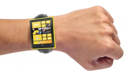 concept de montre connectée Microsoft
