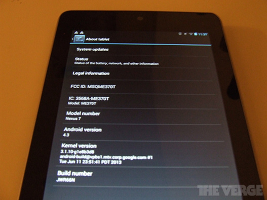 Android 4.3 trouvé dans la nature sur un Nexus 4: peu de nouveautés au programme...