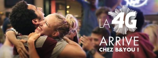 La 4G arrive chez B&YOU La 4G arrive chez B&YOU