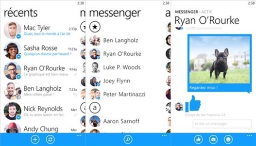 Facebook Messenger est maintenant disponible sur Windows Phone Facebook Messenger est maintenant disponible sur Windows Phone