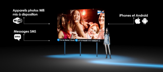 Darkless - Diffusion Photos et Messages en direct sur écran géant Darkless - Diffusion Photos et Messages en direct sur écran géant