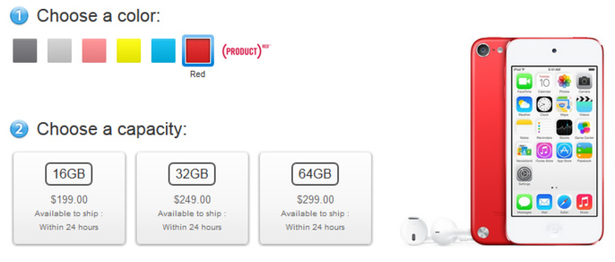 Apple met à jour l'iPod Touch 5G 16Go et en profite pour baisser le prix de toute la gamme Apple met à jour l'iPod Touch 5G 16Go et en profite pour baisser le prix de toute la gamme