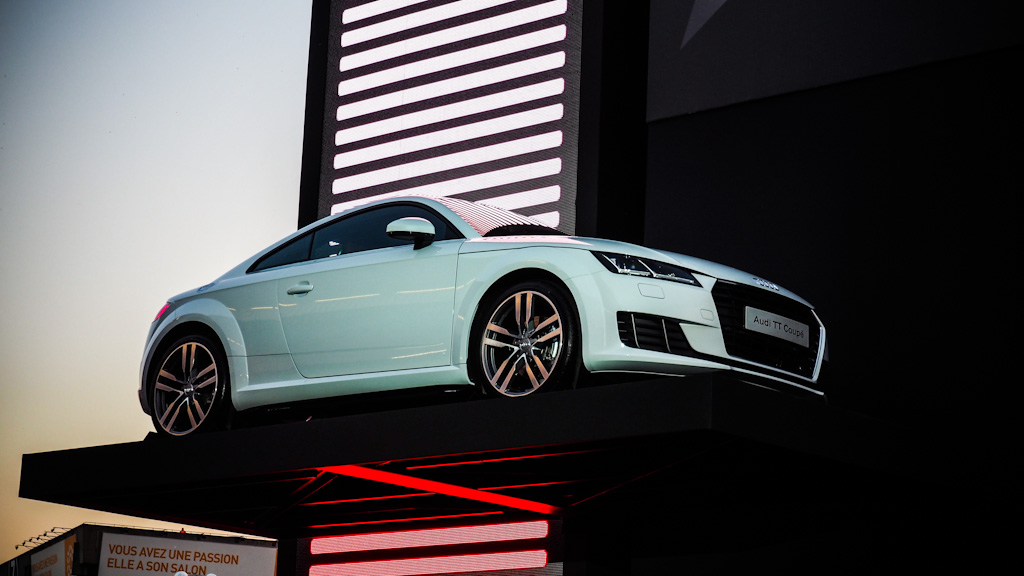 #DareTT - Faites descendre la nouvelle Audi TT avec Twitter pour le Mondial de l'Automobile