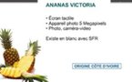 Après l'Orange, l'Apple, SFR propose l'Ananas à écran tactile chez Auchan