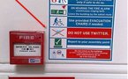 Consignes en cas d'incendie - Laissez tomber Twitter