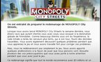Monopoly City Street - Remise à zéro complète